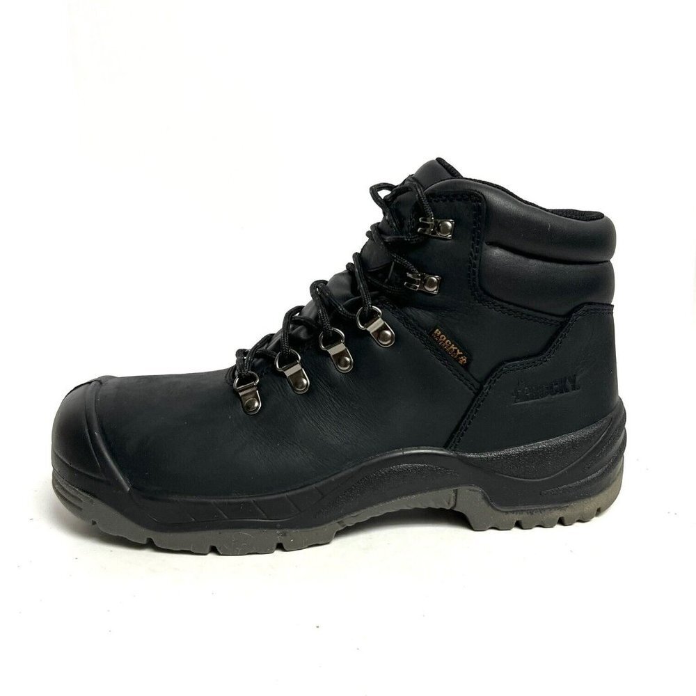 Rocky Mens Worksmart Comp Toe Boot Black Size 10 M
